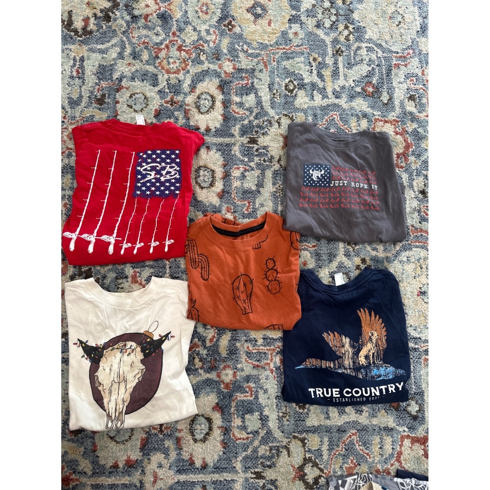 Cowboy Hardware True Country Boys 3T Western Graphic Tee Bundle